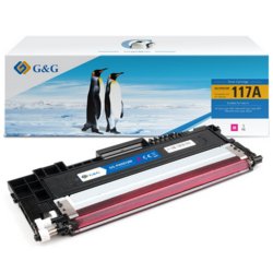 Toner kompatibel zu HP 117A, 700, Kompatibel mit Original W2073A, magenta