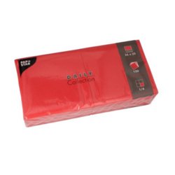 Seviette DAILY Collektion, Serviette, 2-lagig Lagen, 32cm hoch, rot