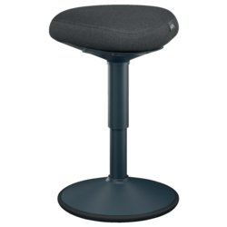 Sitzhocker Ergo Active mit Komforsitz, 370mm breit, Tiefe 370mm, dunkelgrau