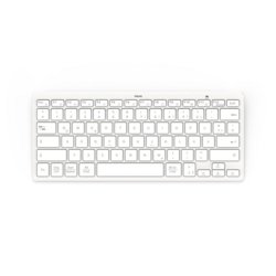 Bluetooth®-Mini-Tastatur "Travel 400", 285mm breit, Tiefe 120mm, grau/weiß