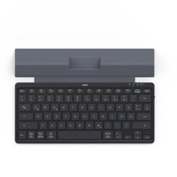 Multi-Device-Tastatur "Travel 600", 285mm breit, 16mm hoch, dunkelgrau/schwarz