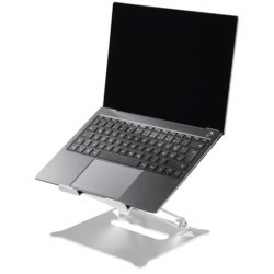 Laptop-Stand "Alu", für Gerätetyp Laptop bis 40 cm (15,6"), 550mm hoch, silber