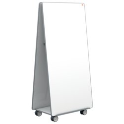 Whiteboard-System Move & Meet Mobile, Tafelbreite 90cm, Tafelhöhe 180cm, grau