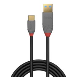 USB-Kabel 2.0 Typ A an C Kabel, Anthra Line, LINDY