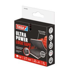 Ultra Power Lock tape, selbstklebend ja, 25mm breit, schwarz