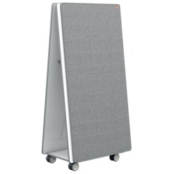 Whiteboard- & Notiztafel-System Move & Meet Mobile, Tafelbreite 90cm, grau